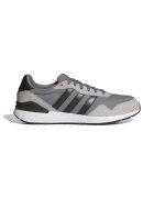 adidas Sportswear Pantofi sport Run 60s 4.0 cu insertii de piele intoarsa - Alb fildes/Gri deschis/Gri antracit