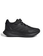 adidas Sportswear Pantofi sport Runfalcon 5 din plasa cu logo si velcro - Negru