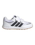 adidas Sportswear Pantofi sport Tensaur din piele ecologica si plasa - cu velcro - Alb/Negru