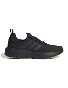 adidas Sportswear Pantofi sport unisex tricotati cu detalii striate Swift Run - Negru