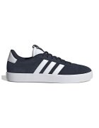 adidas Sportswear Pantofi sport VL Court 3.0 de piele intoarsa - Alb optic/Bleumarin