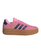 adidas Sportswear Pantofi sport VL Court Bold flatform din piele intoarsa - Roz/Bleumarin