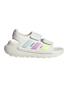 adidas Sportswear Sandale cu talpa wedge si inchidere velcro Altaswim 2.0 - Alb fildes/Roz pastel/Verde menta