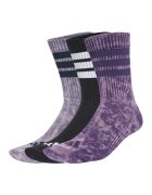 adidas Sportswear Set de 3 perechi de sosete unisex StoneWash - Alb/Mov inchis
