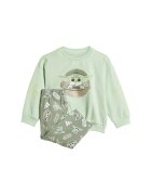 adidas Sportswear Set de pantaloni si bluza de trening cu model cu Star Wars - Verde pal/Kaki