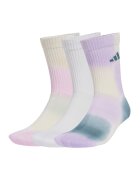 adidas Sportswear Set de sosete lungi unisex cu model tie dye - 3 Perechi - Verde/Galben/Lila