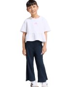 adidas Sportswear Set de tricou si pantaloni - 2 piese - Alb/Roz