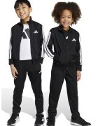 adidas Sportswear Trening cu fermoar si logo - Alb/Negru