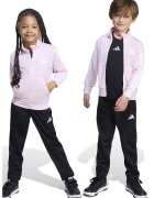 adidas Sportswear Trening cu fermoar si logo - Alb/Negru/Roz pal