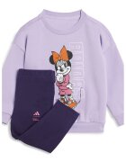 adidas Sportswear Trening din amestec de bumbac cu logo si imprimeu Minnie Mouse - Portocaliu stins/Lila/Alb optic