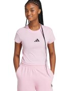 adidas Sportswear Tricou crop din bumbac - Negru/Roz pal