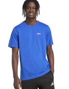 adidas Sportswear Tricou de bumbac cu logo brodat - Rosu/Albastru royal/Alb optic