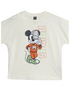 adidas Sportswear Tricou de bumbac cu logo si imprimeu grafic - Portocaliu stins/Verde pal/Alb optic