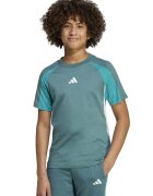 adidas Sportswear Tricou de bumbac cu maneci raglan - Verde persan