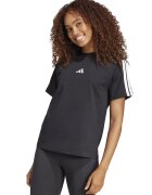 adidas Sportswear Tricou din bumbac cu decolteu la baza gatului - Alb/Negru