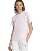 adidas Sportswear Tricou din bumbac cu decolteu la baza gatului - Alb/Roz pal