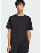 adidas Sportswear Tricou din bumbac cu decolteu la baza gatului - Negru