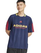 adidas Sportswear Tricou lejer cu logo - Rosu/Galben/Bleumarin