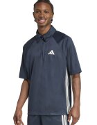adidas Sportswear Tricou polo cu maneci raglan - Alb/Gri carbune