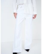 AGOLDE Blugi relaxed fit cu talie inalta Low - Alb