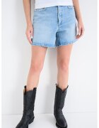 AGOLDE Blugi scurti relaxed fit - Albastru deschis
