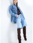 AGOLDE Camasa lejera din denim Lotta - Albastru melange