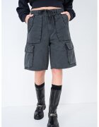 AGOLDE Pantaloni cargo Briar - Gri inchis