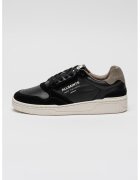 AllSaints Pantofi sport cu insertii din piele intoarsa - Negru/Gri inchis