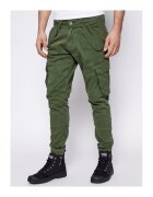 ALPHA INDUSTRIES Pantaloni barbati - slim fit - verde - bumbac