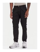 ALPHA INDUSTRIES Pantaloni pentru barbati - bumbac/elastan - negru