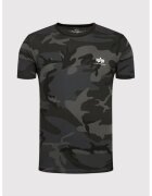 ALPHA INDUSTRIES Tricou barbati - 209174458 - Bumbac - Negru