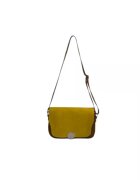 ANNA FELLINI Geanta dama piele - Cara - galben - 29x9x19 cm