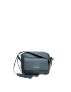ANNA FELLINI Geanta dama piele - Lucy - gri inchis - 22x10x17 cm