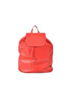 ANNA FELLINI Rucsac 4 Mare Dama Piele naturala - rosu