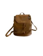 ANNA FELLINI Rucsac dama piele - 4 mare - coniac - 34x16x34 cm