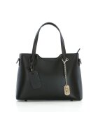 Anna Morellini Geanta piele cu bareta de umar1112 - Negru - 22x28x8 - 22x28x8