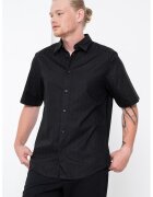 Armani Exchange Camasa de bumbac cu maneci scurte - Negru