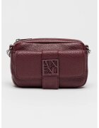 Armani Exchange Geanta crossbody cu bareta din lant - Violet tyrian