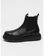 Armani Exchange Ghete Chealsea de piele - Negru