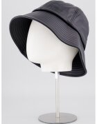 Armani Exchange Palarie bucket de piele ecologica - Negru