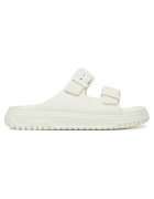 Armani Exchange Slapi dama - Off White - piele ecologica