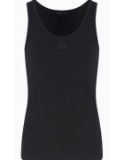 Armani Exchange Top din jerseu cu aplicatie logo discreta