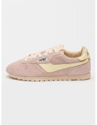 Autry Pantofi sport de piele intoarsa cu insertii de piele Windspin - Galben pal/Roz prafuit