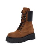 BADURA Bocanci dama model EO-AMIRA-8002 - piele naturala - maro -