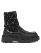 BADURA Botine dama - 590558809344241 - Piele naturala - Negru