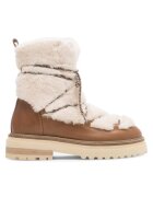 BADURA Botine dama - 590558810154337 - Piele naturala - Maro