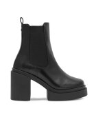 BADURA Botine dama - 590558810942639 - Piele naturala - Negru