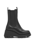 BADURA Botine dama - 590559 - Piele naturala - Negru -