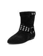 BADURA Botine dama EO-CELIA-90505 - Piele naturala - Negru