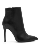 BADURA Botine dama - Piele naturala - Negru - Negru